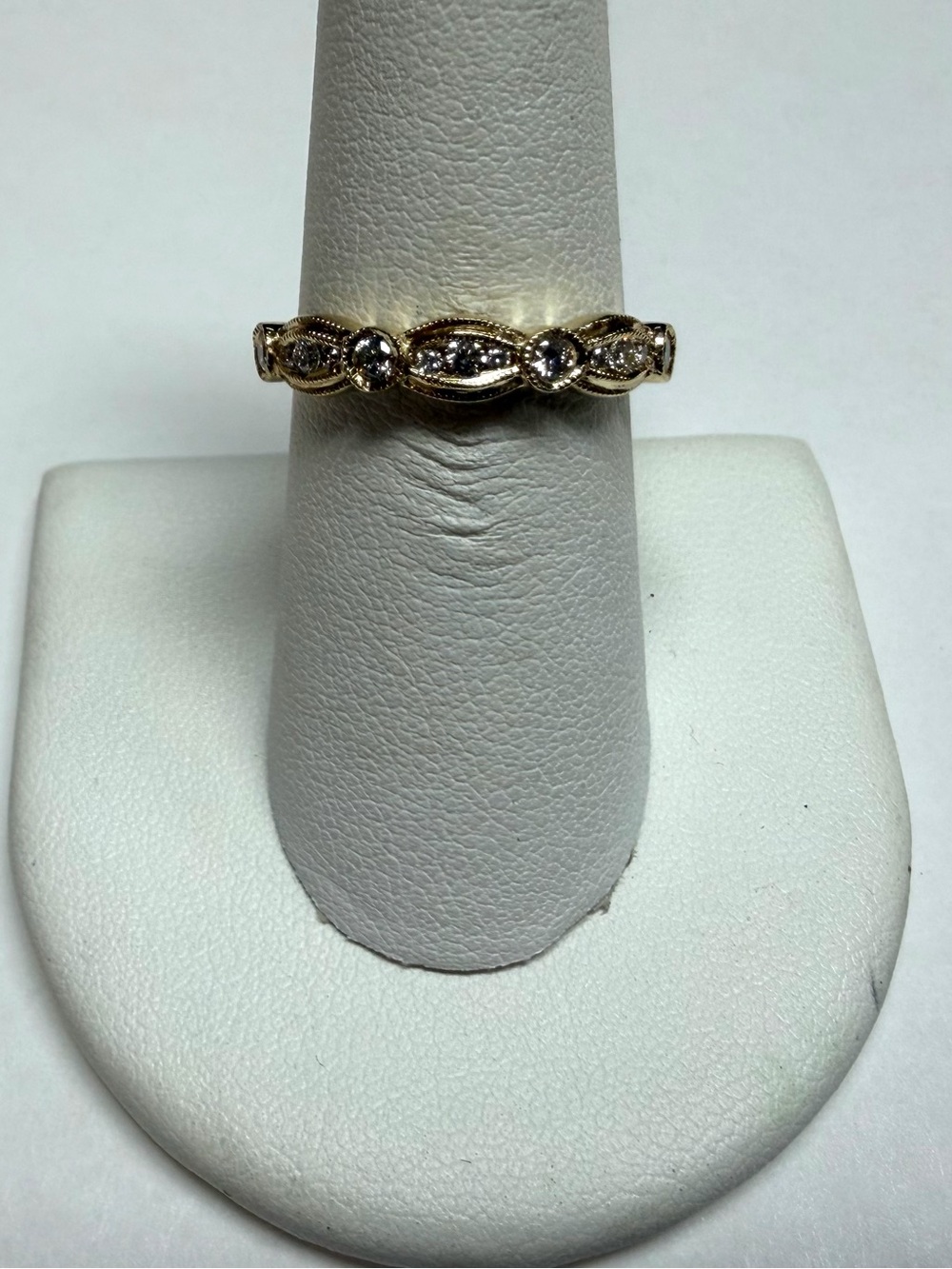 14k Yellow Gold 1.00ctw Natural Diamond Band Ring